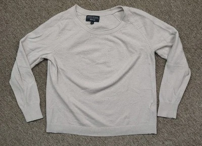 Suéter para mujer BANANA REPUBLIC grande bronceado hilo Filpucci cuello redondo pulóver Foto 1 de 4