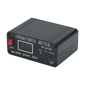 Power Watt Meter SWR & Power Meter Peak Power 120W FM-AM-SSB SWR 1.8MHz-50MHz - Picture 1 of 6
