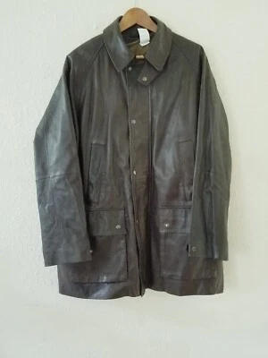 Chaqueta Ralph Lauren Etiqueta Púrpura Suave Cordero CUERO Y CACHEMIR Para Hombre Talla L Grande Foto 1 de 4