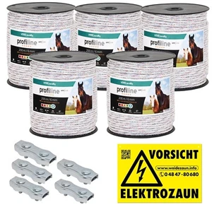 1000m Kunststoffseil 6mm mit Seilverbinder Weidezaunseil Seil Weidezaun Kordel - Bild 1 von 7