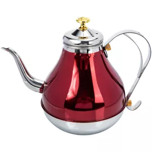 Travel Stainless Steel Teapot Hot Water Kettle Stovetop Portable - Picture 1 of 12