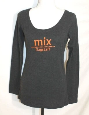 CAMISETA MUJER "MIX FLAGSTAFF, ARIZONA" TALLA MEDIANA GRIS OSCURO MANGA LARGA Foto 1 de 4