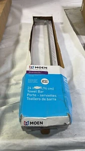Moen Y3224BN Boardwalk 24 inch Towel Bar in Brushed Nickel Finish - Picture 1 of 2
