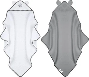 Newyoo Baby Towels, Baby Bath Towels, Set of 2 - 100% Cotton Baby Hooded Towel - Picture 1 of 6