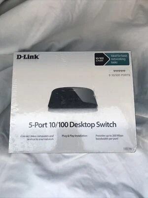 D-Link 5-Port Fast External Ethernet Switch-DES-1005E - Image 1 of 4