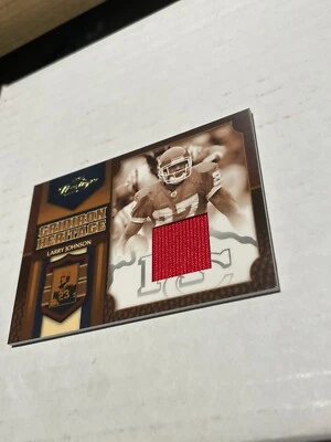 2007 Playoff Prestige Gridiron Heritage Materials #3 Larry Johnson Jersey - Image 1 of 2