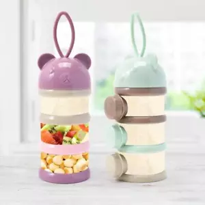 Portable Baby Formula Milk Storage Infant toddler Snack Box Food Container 4Pcs - Picture 1 of 28
