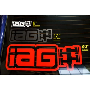 IAG Performance Logo 12" Die Cut Sticker - Sold Individually - Picture 1 of 12