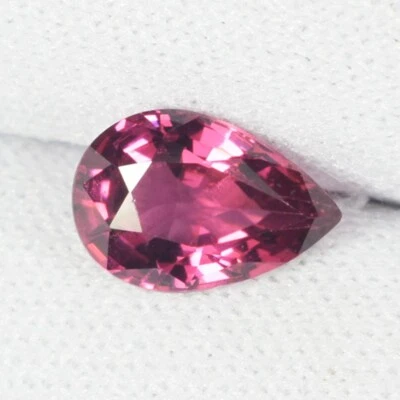1.37 ct ULTRA RARE BEST PINKISH RED 100% NATURAL SPINEL  Pear See Vdo 8566 JBM - Image 1 of 3