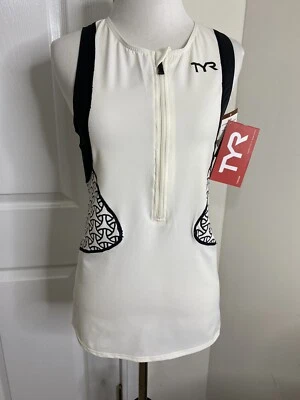 Camisa de ciclismo para mujer TYR Competidor Singlet Compresión Web •Talla L *NUEVA CON ETIQUETAS Foto 1 de 4