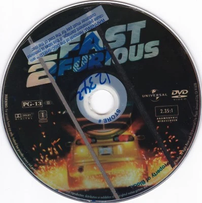 2 Fast 2 Furious (Widescreen, 2003, DVD) *PG-13* **DISC ONLY** - Image 1 of 2