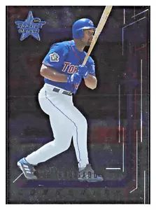 Leaf Rookies & Stars Longevity Carlos Delgado 2001 #76 #5/50 Toronto Blue Jays - Imagen 1 de 2