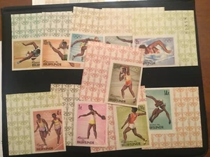 ICOLLECTZONE  Burundi 101-110 Olympics  VF NH imperf set corner set - Picture 1 of 1