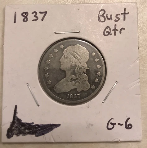 1837 United States Capped Bust Quarter Cover