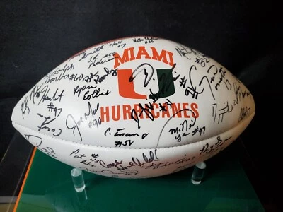 University of Miami Signed Football Hurricanes  1991 NCAA National Champions COA - Image 1 of 4