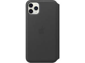 Apple Leather Folio, Funda para el iPhone 11 Pro Max, Piel, Negro