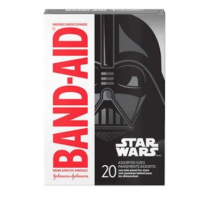 Band-Aid Brand Adhesive Bandages Star Wars Designs Assorted Sizes 20 Ct 12 Pack - Picture 1 of 4