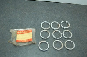 9 NOS Suzuki Exhaust Gaskets Muffler Header GS250 DR250 GS300 GT185 125 DR100 - Picture 1 of 4
