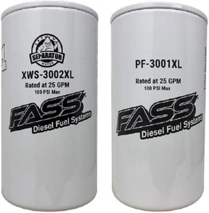 FASS Titanium Series Fuel Filter Combo Package XWS-3002XL / PF-3001XL - Picture 1 of 1