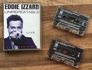 EDDIE IZZARD "UNREPEATABLE" Double Cassette LIVE STAND UP COMEDY PERFORMANCE - Picture 1 of 9