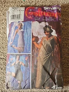 Simplicity Pattern Costume 5400 Plus Size Flapper Gilded Age Gatsby 14 16 18 20 - Picture 1 of 4