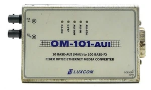 Luxcom OM-101-AUl 10-podstawowy światłowodowy konwerter mediów Ethernet 6170 - Zdjęcie 1 z 6
