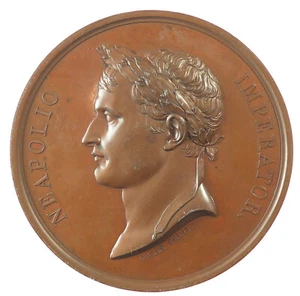 Francia Napoleón OBSEQUIES PARA CARRILES, DUQUE DE MONTEBELLO cobre 68mm Bramsen 891 - Imagen 1 de 2