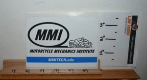 Racing contingency stickers decals MMI M/C Training from NHRA /AHDRA /NASCAR  H1 - Picture 1 of 1