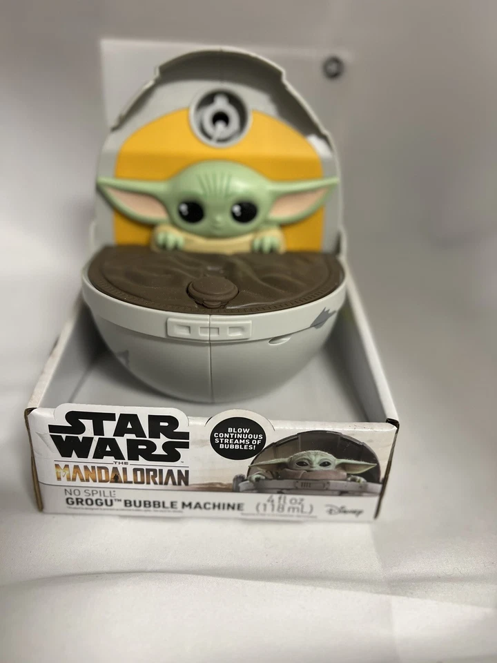 Star Wars The Mandalorian Grogu Baby Yoda Máquina de Burbujas El Niño Burbujas Nuevo Foto 1 de 3