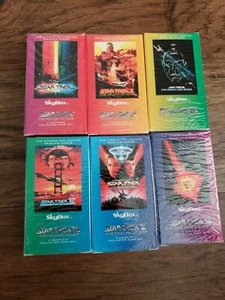1994 SKYBOX STAR TREK THE CINEMA COLLECTION ALL 6 FACTORY SETS TRADING CARDS - Picture 1 of 2