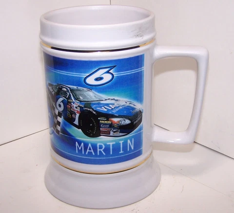 Nascar Beer Stein Mug #6 Mark Martin - Viagra Team Cover