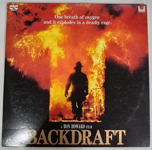 Backdraft Movie LaserDisc 1991 PILF-1477 Kurt Russell Thriller from Japan - Picture 1 of 11