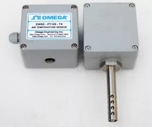 OMEGA ENGINEERING INC MODEL EWSE-PT100-TX INDUSTRIAL AIR TEMPERATURE SENSOR - Picture 1 of 4