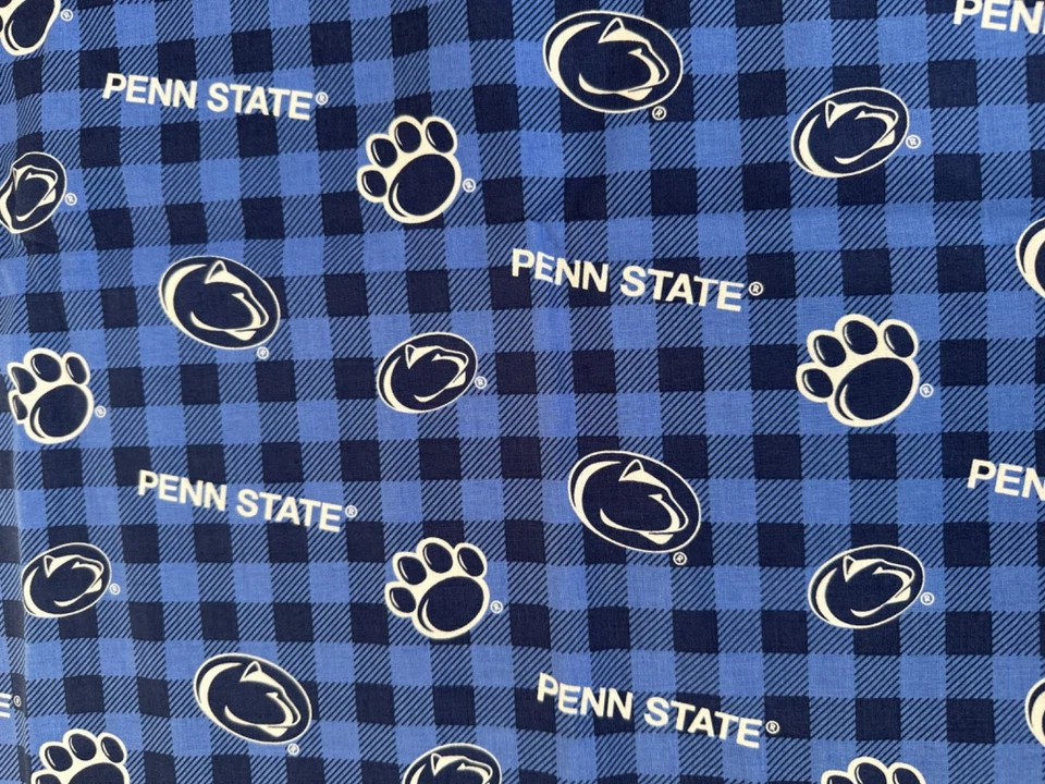 Penn State Fabric 72" X 43"  2 Yards Free Shipping - Image 1 of 1
