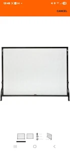 S-1127, Pantalla de Chimenea Protectora de Chispas de Hierro Forjado Pequeña (41" de Ancho x 31.5" de Alto) - Imagen 1 de 5