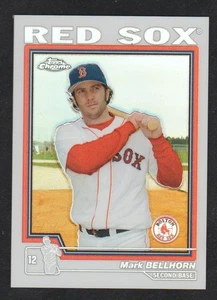 MARK BELLHORN Red Sox 2004 Topps Chrome REFRACTOR #314 World Series Champ - Picture 1 of 2
