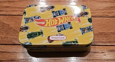 Hot Wheels Collectible Band Aid Tin Smart Care 4"x3"x1"  - Image 1 of 4