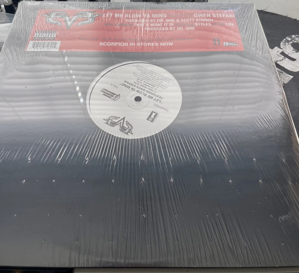 Eve Ft Gwen Stefani – Let Me Blow Ya Mind 2001 Press 12" In OG Cover SEALED MINT Foto 1 de 2