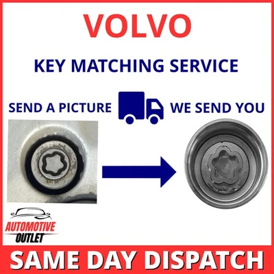 LLAVE DE TUERCA DE RUEDA DE BLOQUEO PARA VOLVO S60 PERNO MAESTRO DE SEGURIDAD SERVICIO A JUEGO UK Foto 1 de 4