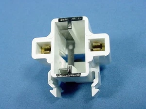 LEV Compact Fluorescent Lampholder Socket 2Pin GX23 Horizontal Snap-In 26720-100 - Picture 1 of 3