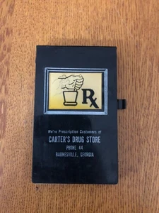 VINTAGE CARTER’S DROGERIE BARNESVILLE GA WERBUNG FOSTA NOTIZBLOCK TELEFON 44 - Bild 1 von 6