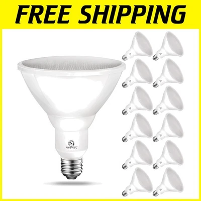 Energy Efficient 11W LED Flood Lights - 90W Equivalent, Wet Rated, 12-Pack - Image 1 of 4