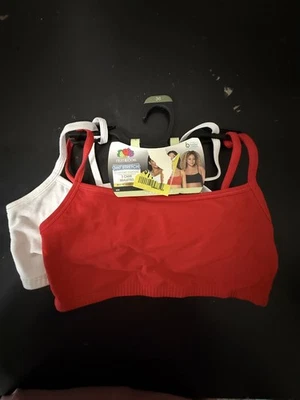 Lote de 2 Bralettes Cami Fruit of the Loom, 360 Algodón Elástico/Spandex Talla 36 Foto 1 de 4