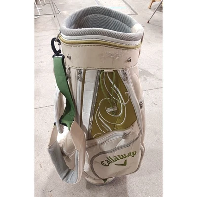 Bolsa de golf Callaway ligera verde oliva crema bolsa de carro para damas 3 vías Foto 1 de 4