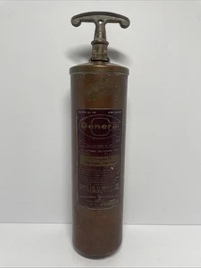 Vintage General Quick Aid Fire Guard Modell 85 HD Messing Feuerlöscher *leer* - Bild 1 von 7