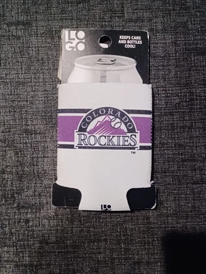 COLORADO ROCKIES - LOGO MARCAS Manga de lata aislada de neopreno / Koozie ¡NUEVO! Foto 1 de 2
