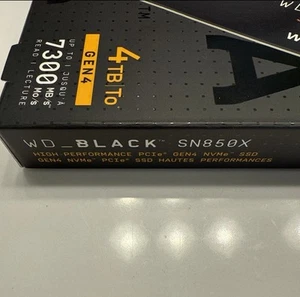 4Tb Western Digital WD_BLACK SN850X SSD M.2 NVMe - Afbeelding 1 van 6