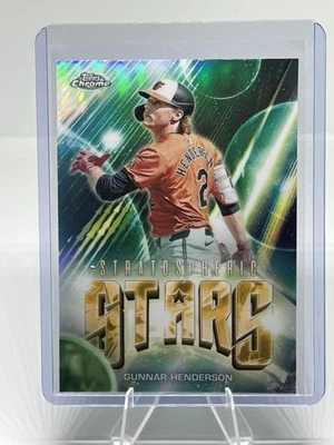 2024 Topps Chrome Update #SSC-22 Gunnar Henderson Stratospheric Stars - Image 1 of 2