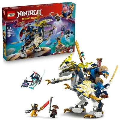 LEGO Ninjago Rouge's Dragon Rider Mech 71843 584 Pcs 4 Minifigs 2in1 Robot 8+ - Photo 1/4