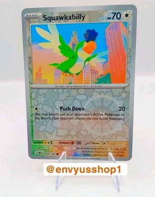 Squawkabilly 160/182 Sv10: Pokémon Destined Rivals Reverse Holo ✨️ - Image 1 of 3
